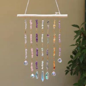 Crystal Stones and Beads Suncatcher Window Decorative Ornaments