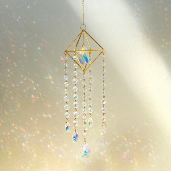 Rainbow Maker Handmade Gold Plated Sun Catcher
