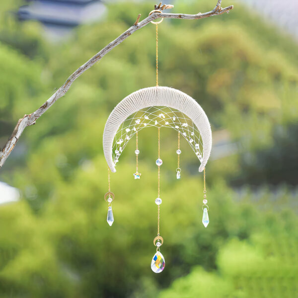 Macrame Bohemia Crystal Sun Catcher - Image 2