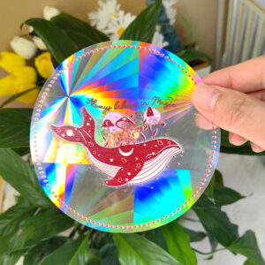 "Magical Whale Suncatcher – Always Believe in Magic"