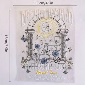 🌙 Dream World Window Sticker – Celestial Garden Edition 🦋