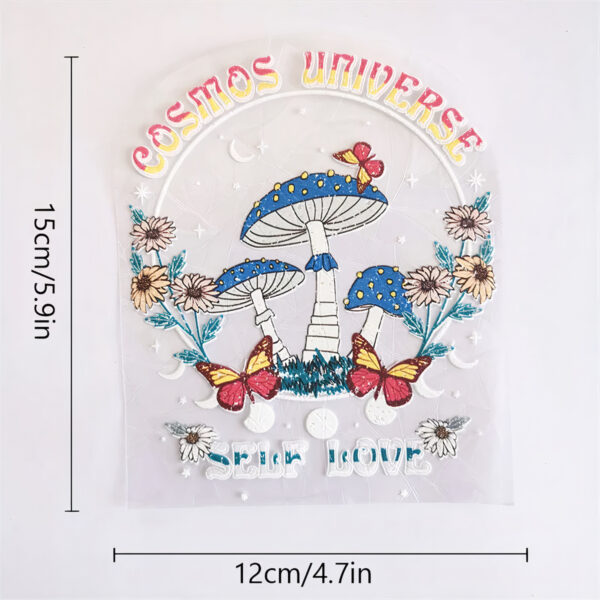 "Cosmos Universe: Self Love" Holographic Window Sticker 🦋🌼