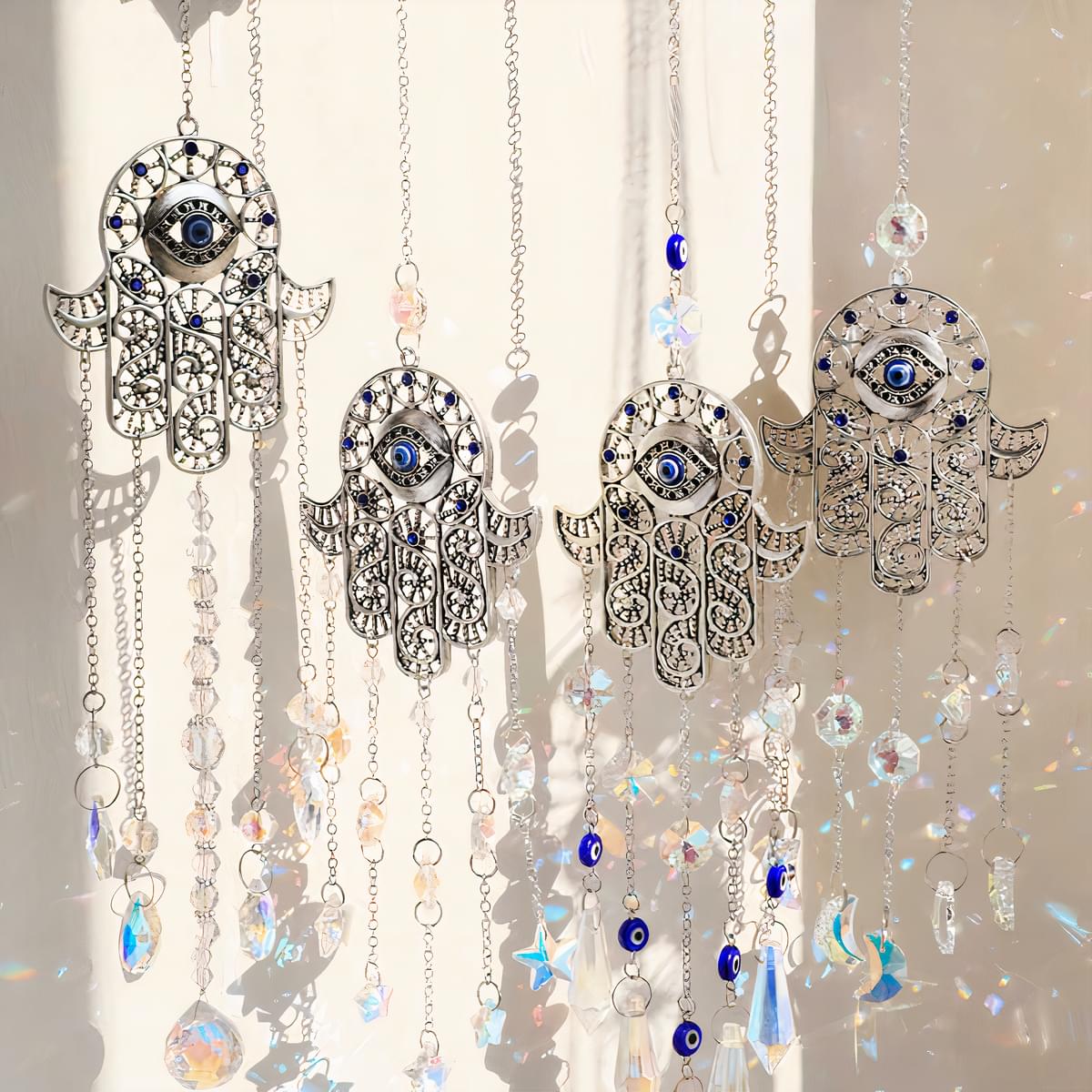 Evil Eye Metal Sun Catcher