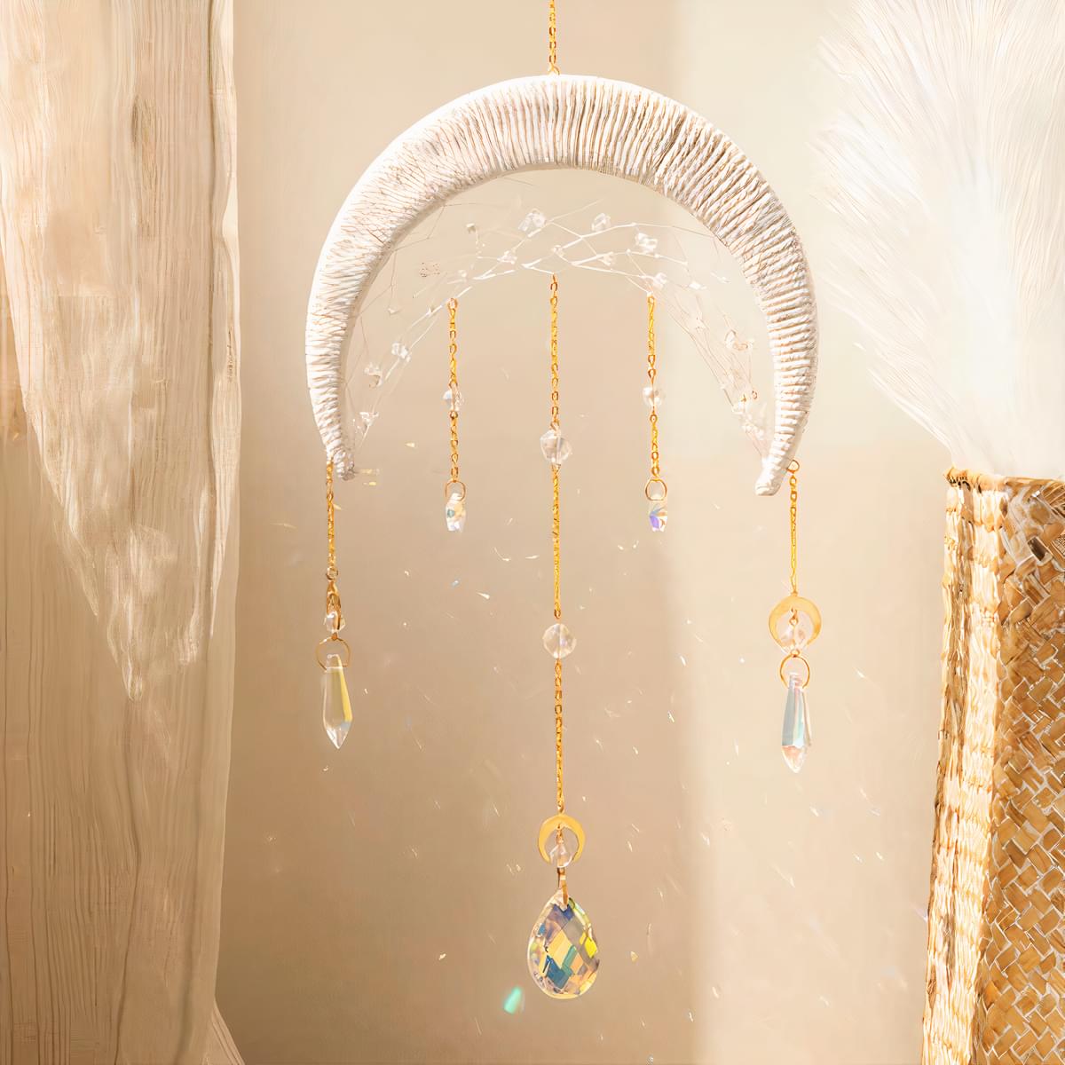 Macrame Bohemia Crystal Sun Catcher - Image 3